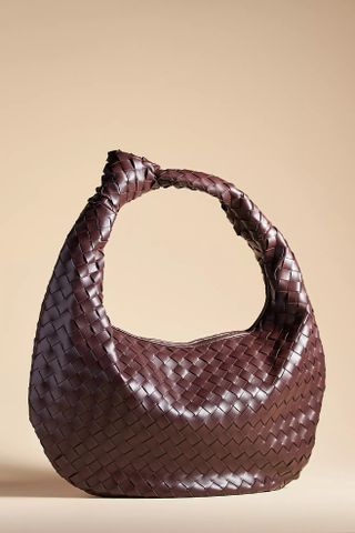 Anthropologie, Melie Bianco The Brigitte Woven Faux-Leather Shoulder Bag