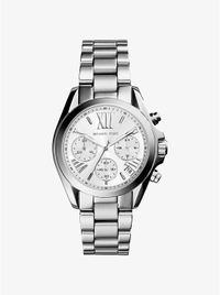 MICHAEL KORS Bradshaw Silver-Tone Watch, Now £199, Was £249
