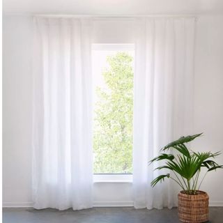 French Linen Window Curtain 