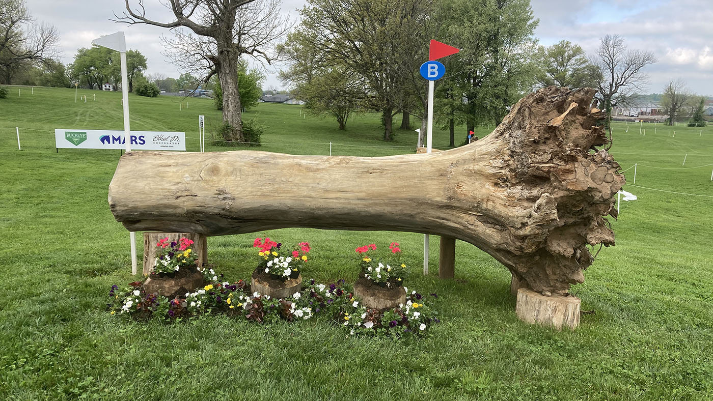 Kentucky Three-Day Event cross-country course 2024 fence 25b