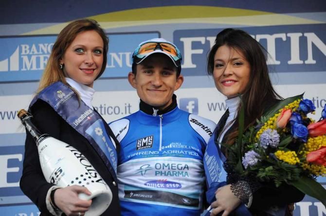 Michal Kwiatkowski (Omega Pharma-QuickStep) leads Tirreno-Adriatico.