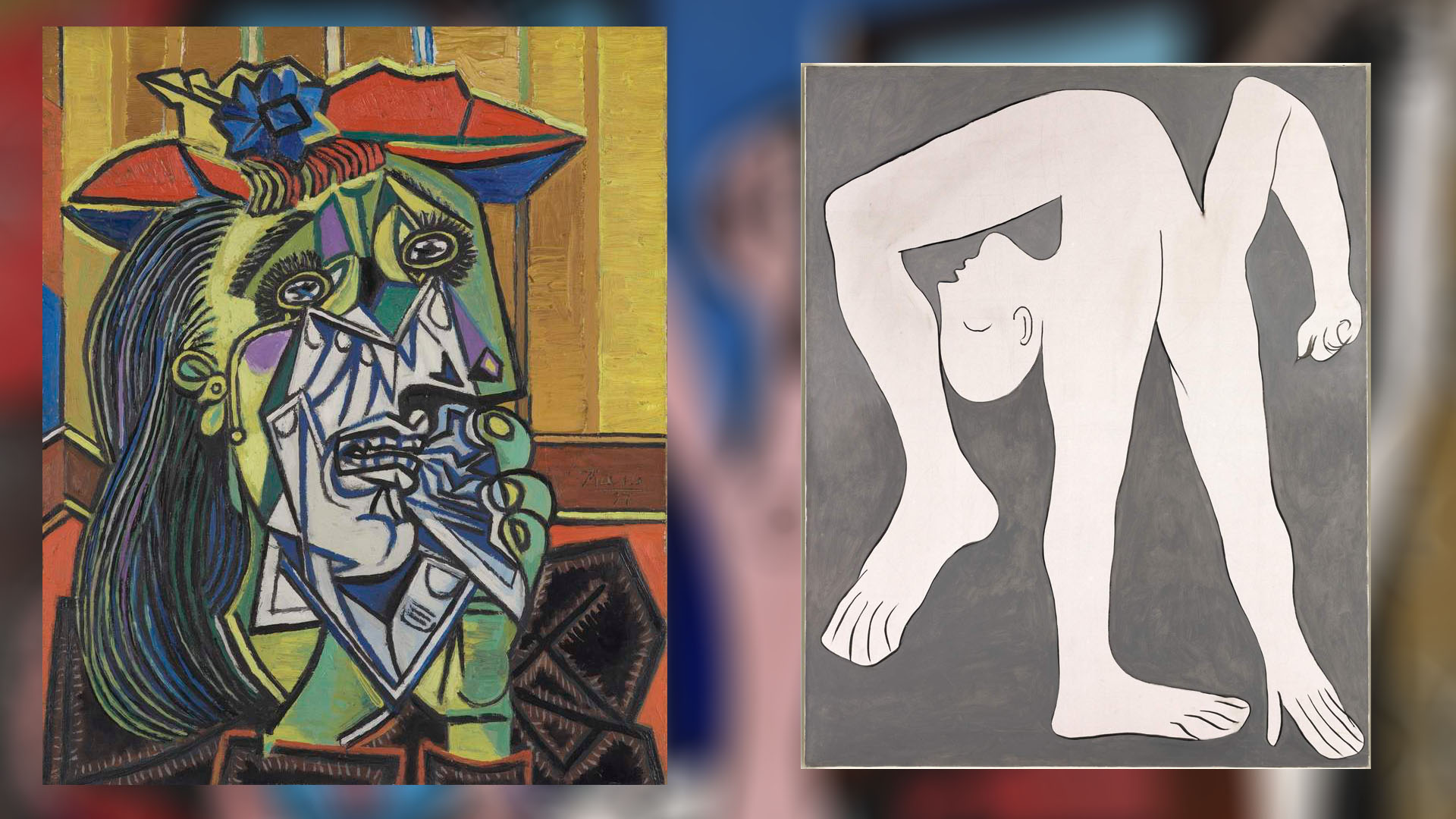 Two Picasso paintings.