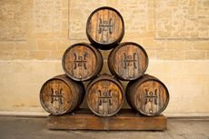 López de Heredia wine barrels in Haro, Rioja.