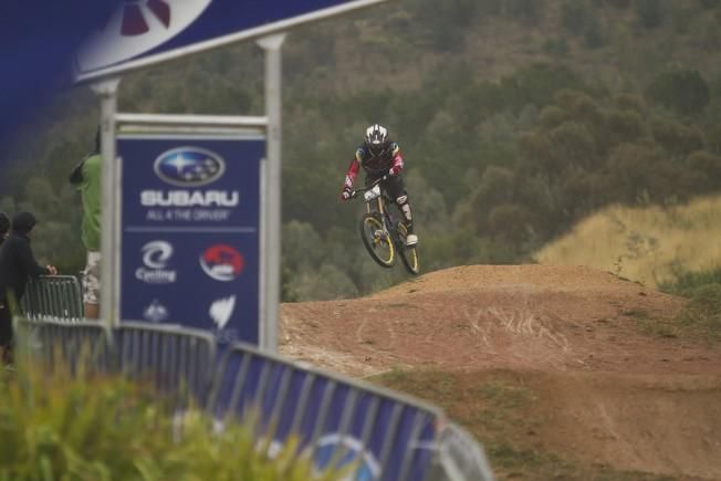 Mick Hannah on his way to a win
