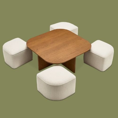 Castlery, Hugg Square Nest of Coffee Table