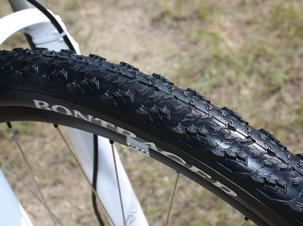Jeremy Horgan-Kobelski (Subaru-Gary Fisher) ran these fast-rolling and narrow Bontrager 29-0 tires for the Mellow Johnny's Classic.