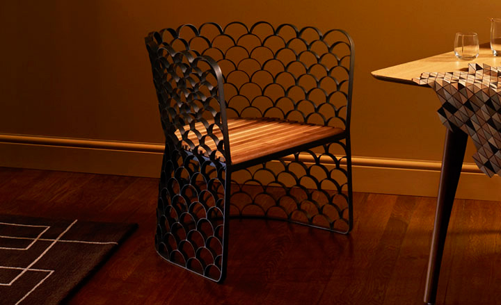 wooden seat