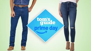 Models wearing Wrangler jeans