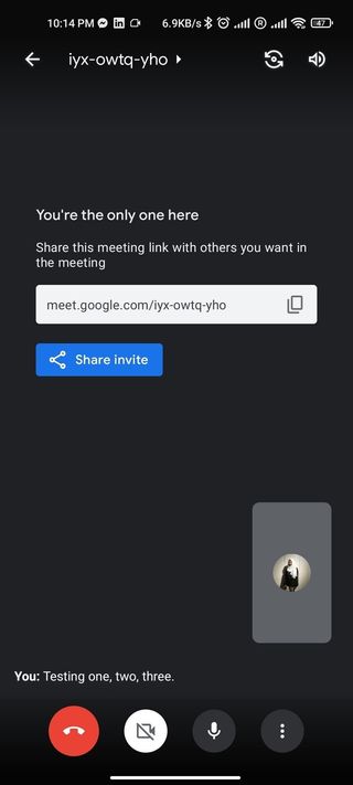 Google Meet Captions
