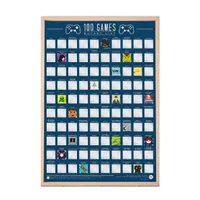 100 Video Games Bucket List Scratch Poster | $21.97 at Amazon