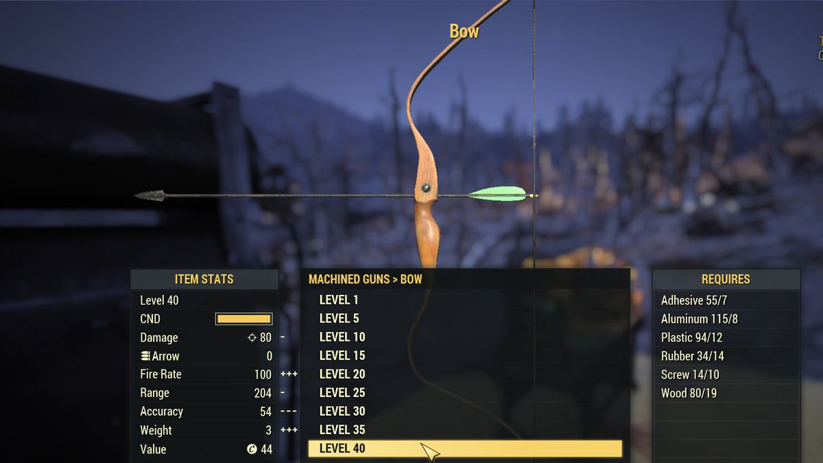 How to get the Fallout 76 bow PC Gamer