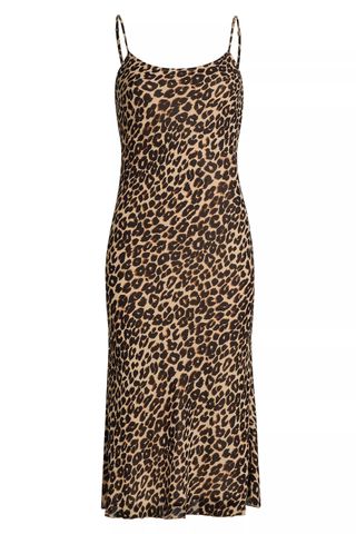 Reformation Emerick Leopard Slip Dress