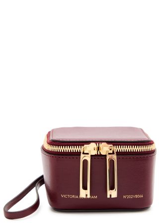 Vanity Mini Leather Clutch