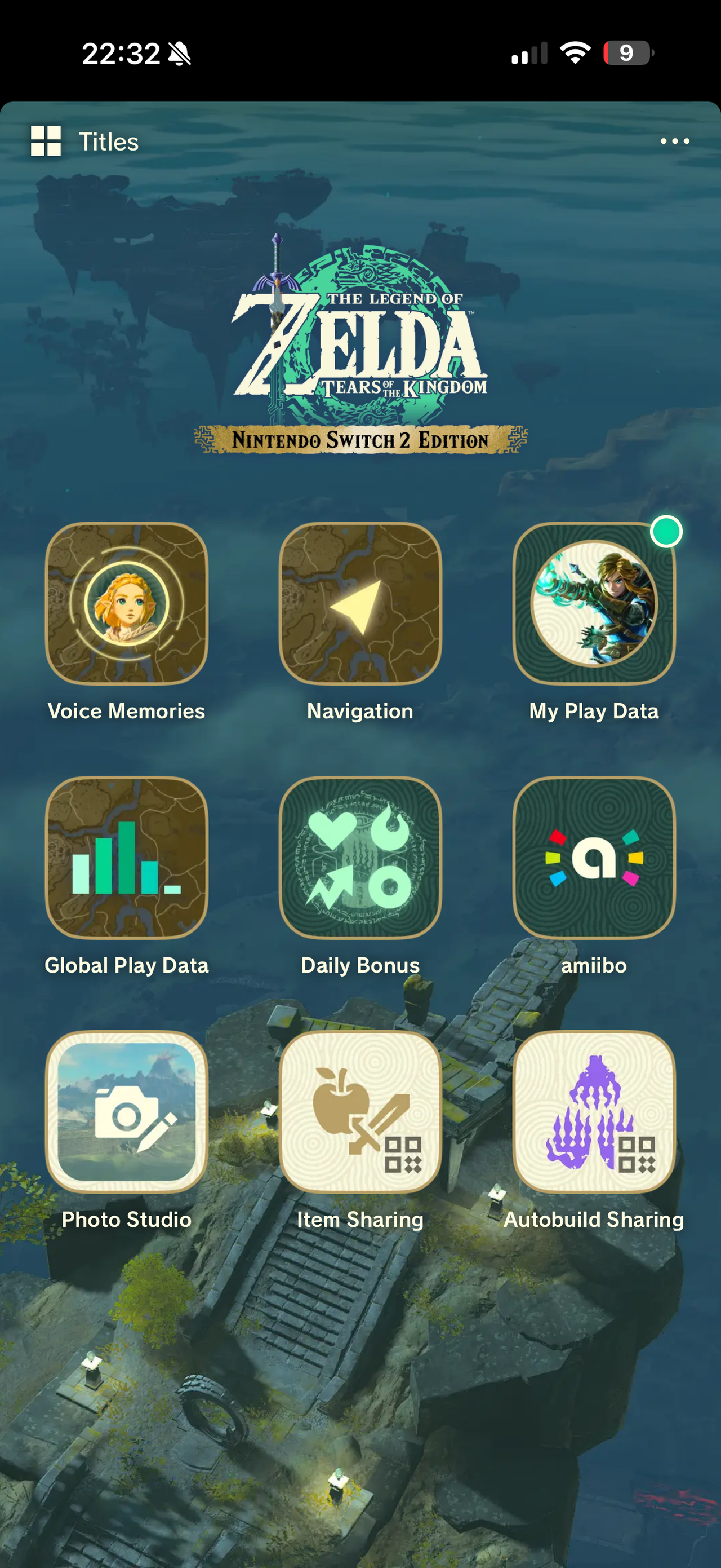 Nintendo Switch 2 Zelda Tears of the Kingdom Zelda Notes app iOS