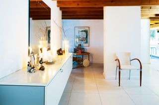 hallway in a self build home from the 1970s