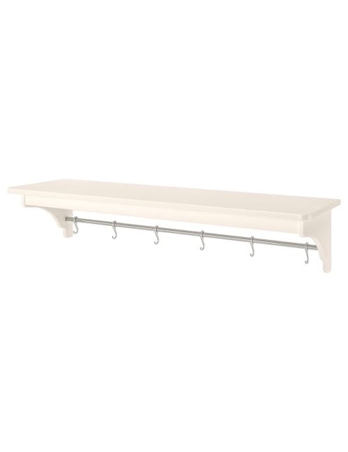 TORNVIKEN Off-White Wall Shelf