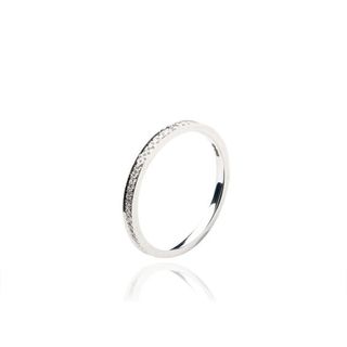 Eclipse 18ct White Gold Diamond Eternity Ring