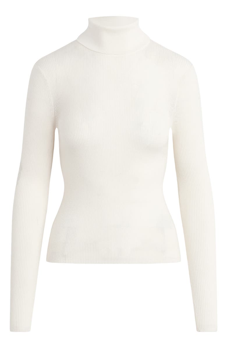 Amelia Rib Merino Wool Turtleneck Top