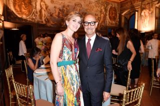 Stanley Tucci and his wife Felicity Blunt