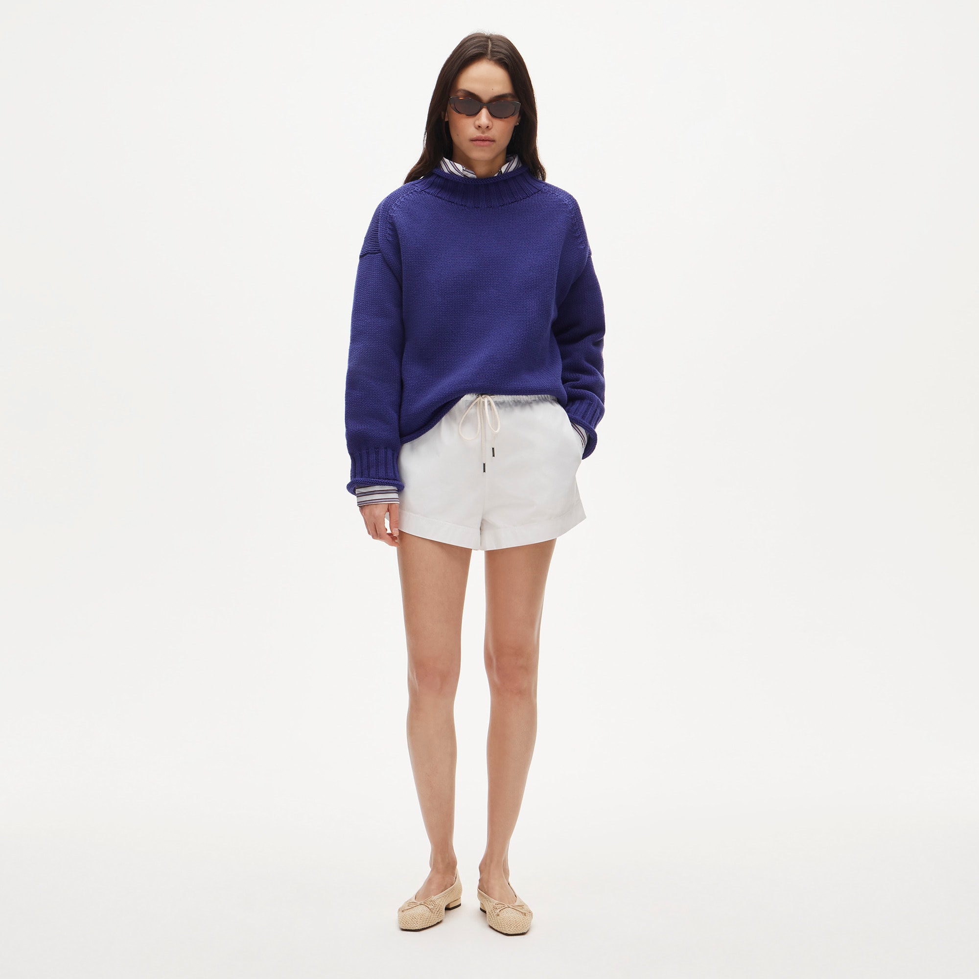 J.Crew, 2025 Rollneck&amp;trade; Sweater in Stripe