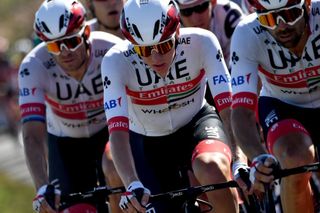 Tadej Pogacar during stage 10 at the Tour de France