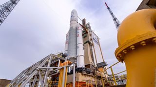 An Ariane 5 rocket that will launch the James Webb Space Telescope to space is ready for its big day.