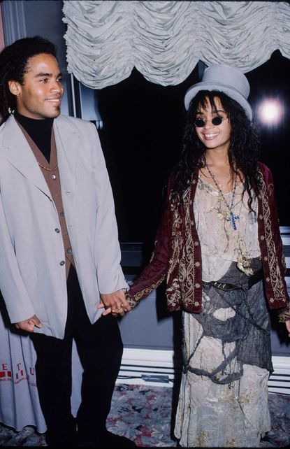 Lenny Kravitz and Lisa Bonet 