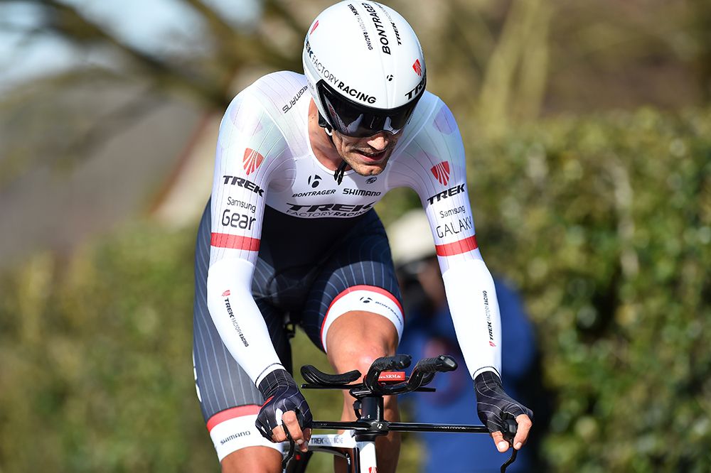 A Trek rider on course