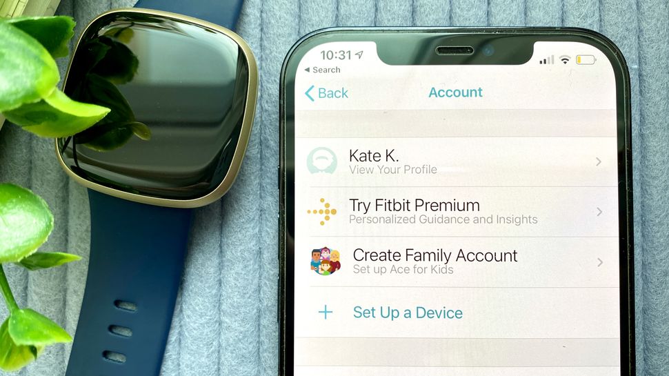 setting up a new fitbit versa
