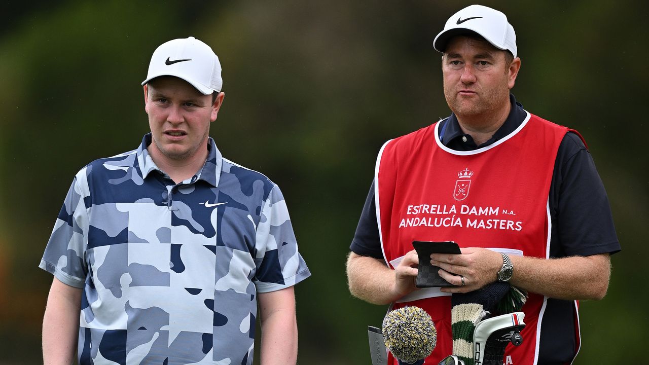 Robert MacIntyre and caddie Mike Burrow