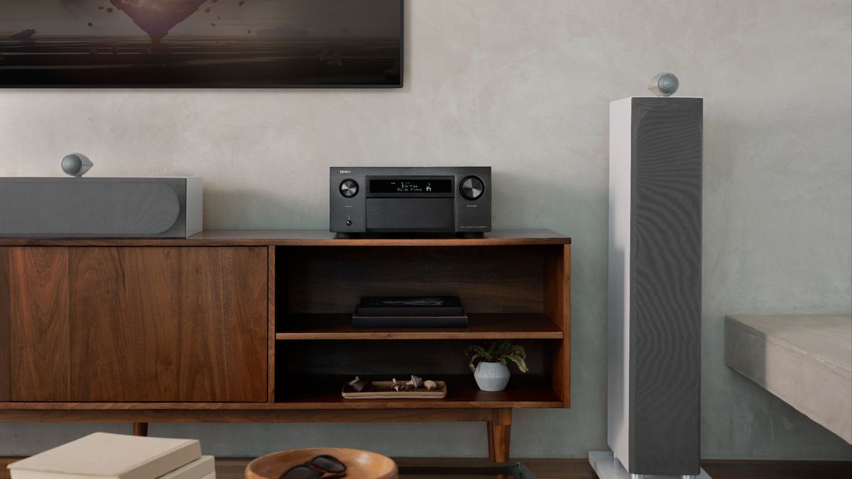 Denon AVR system in a home