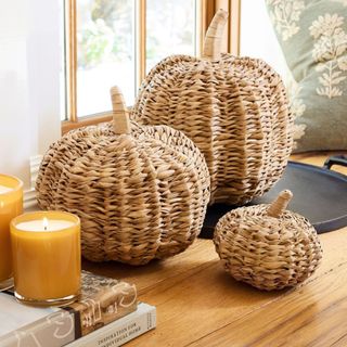 Handcrafted Woven Pumpkin