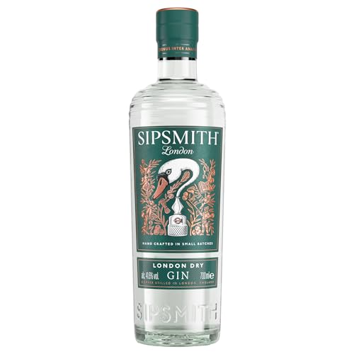 Sipsmith | London Dry | Made in London | Craft | Gin | Smooth | Juniper | Copper Pot Still | Classic | 41.6% Abv | 70cl
