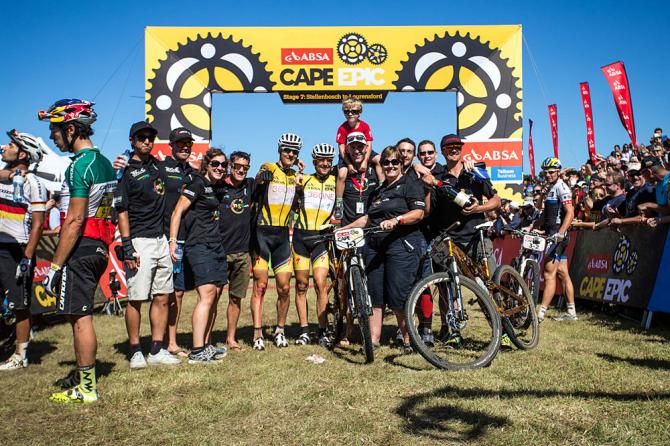 Team Burry Stander Songo after the final stage