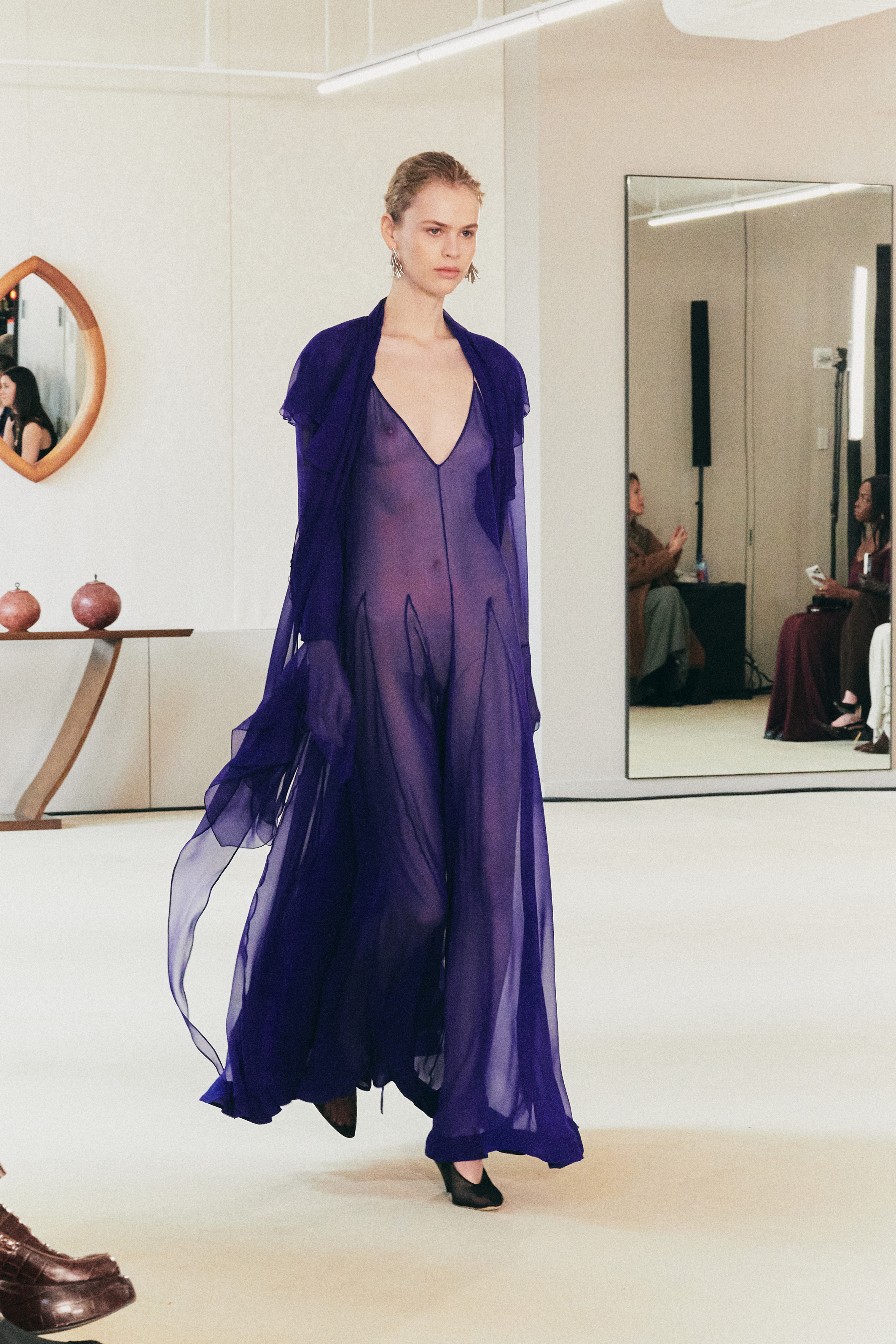 runway image from Altuzarra's fall/winter 2025 collection presented during NYFW