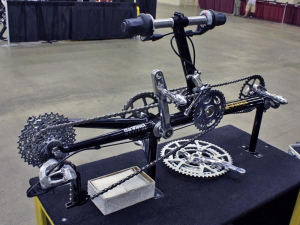 DaVinci's unique tandem drivetrain allows the captain and stoker to pedal at different cadences.