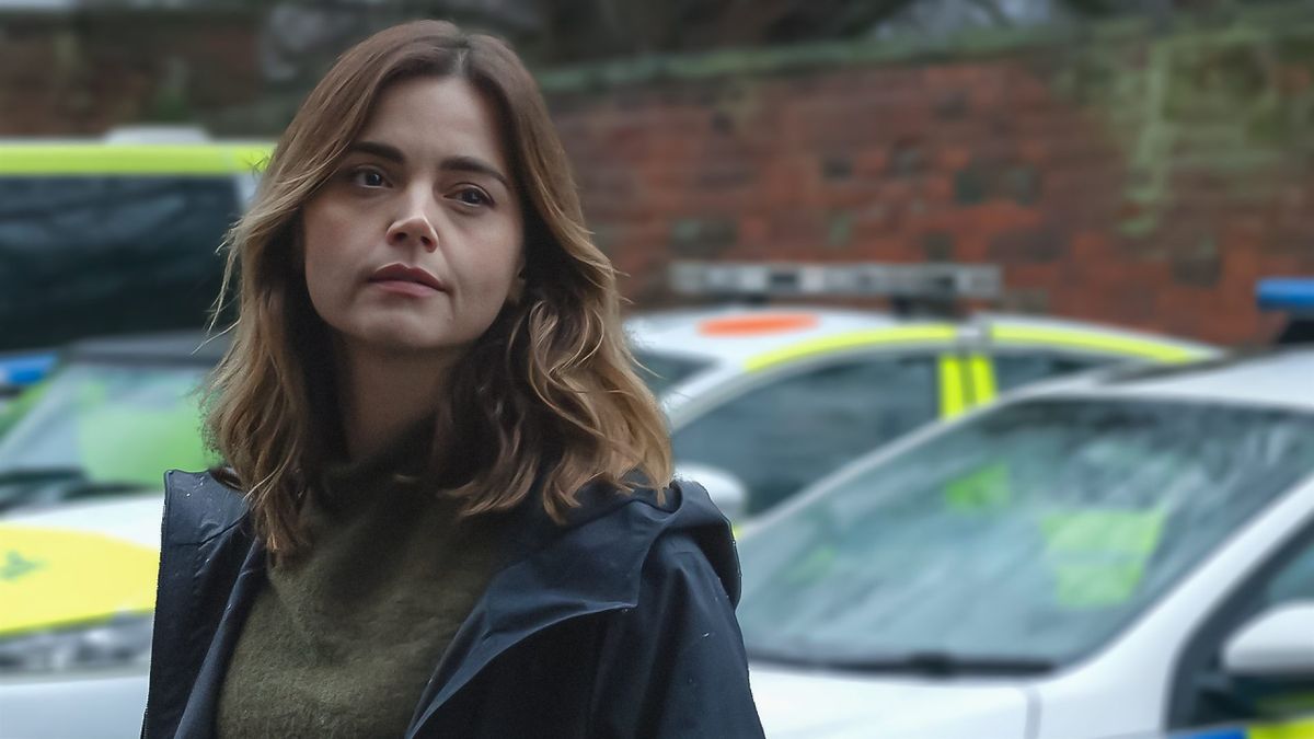 Jenna Coleman as Detective Ember Manning in BBC crime drama The Jetty