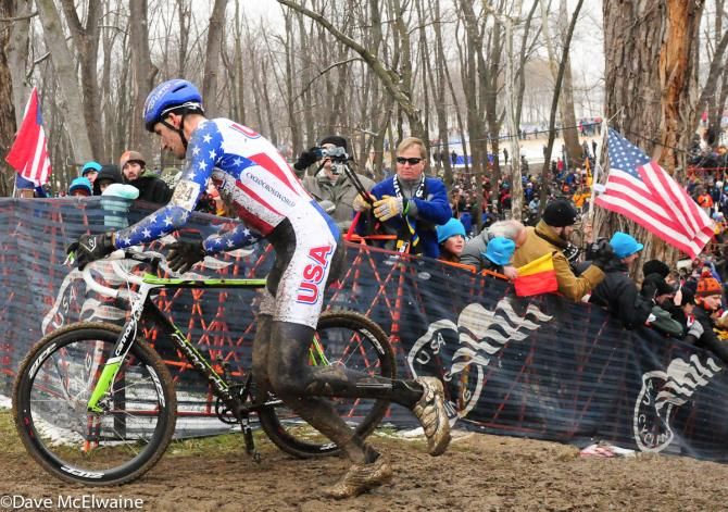 Ryan Trebon (USA) racing in the top 15