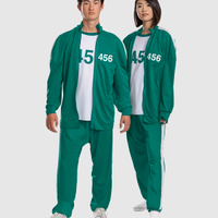 Squid Game Player 456 Track Suit: was $59.99now $41.99 at Netflix Shop 
If you want to dress up as Player 456 from squid game, the official track suit costume is on offer. The deal isn't just on the jacket itself though, as the ringer shirt and track pants are included too, making this a great price.
Triangle Guard Jumpsuit: was $49.99now $39.99
