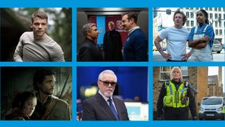 Gabriel Basso in The Night Agent; Nick Mohammed, Anthony Head and Jason Sudeikis in Ted Lasso; Jeremy Allen White and Ayo Edebiri in The Bear; Bella Ramsey and Pedro Pascal in The Last of Us; Brian Cox in Succession; Sarah Lancashire in Happy Valley