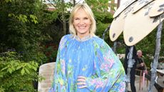 Jo Whiley in floral dress