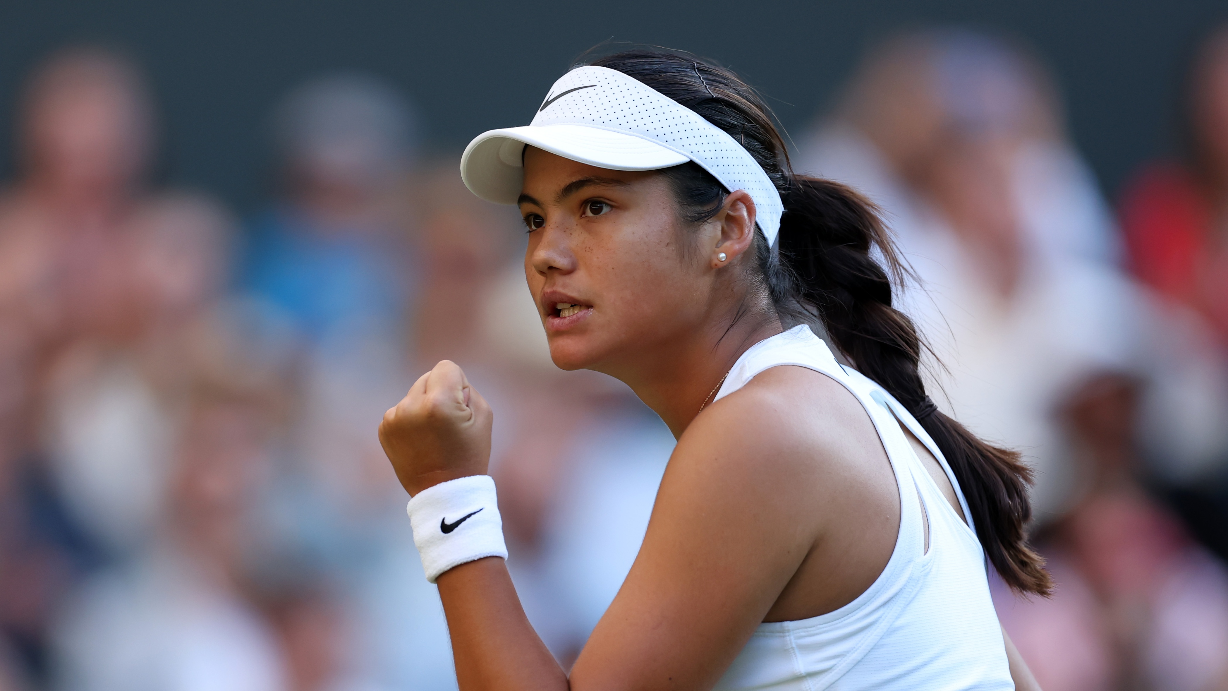 Emma Raducanu at Wimbledon 2025