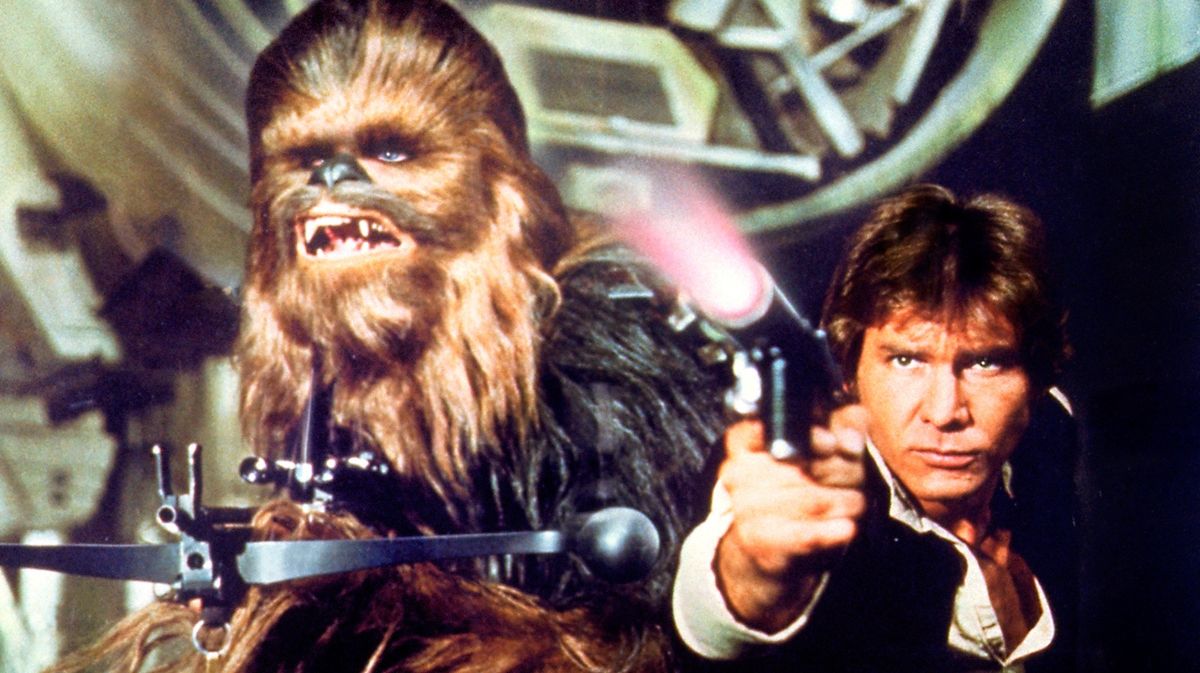Han Solo had a massive shootout in Star Wars: A New Hope, but it got
