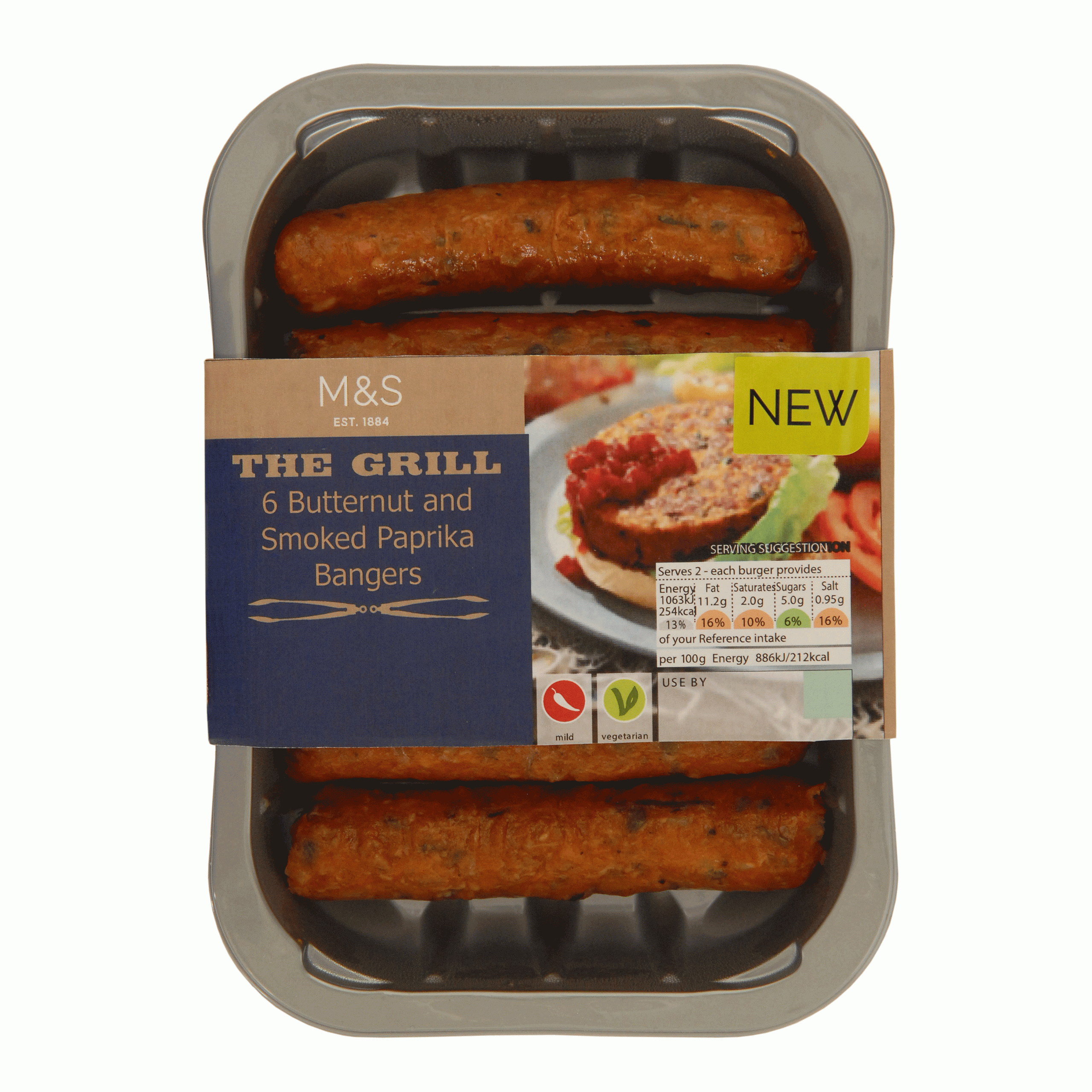 M&S's Butternut and Smoked Paprika Bangers