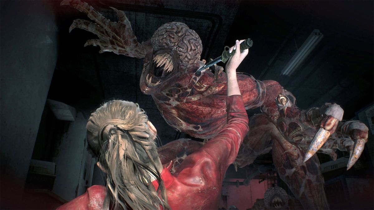 A screenshot of Resident Evil 2.