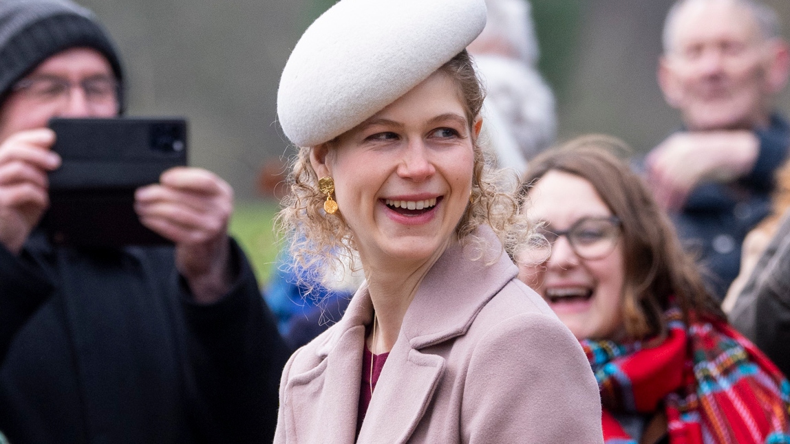 Lady Louise Windsor attends the Christmas Morning Service at St Mary Magdalene Church on December 25, 2024