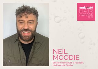 Neil Moodie Marie Claire hair awards 2024 judge
