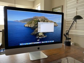 iMac on the desktop