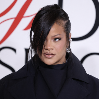 Rihanna attends the 2025 CFDA Awards at The American Museum of Natural History on November 03, 2025 in New York City.