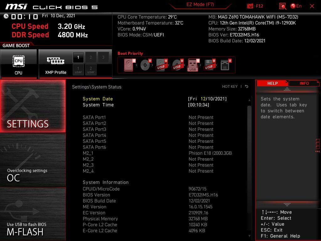 MSI MAG Z690 Tomahawk WIFI